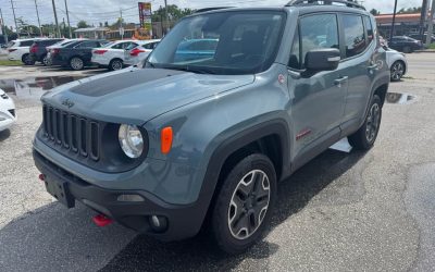 2016 Jeep Renegade Trail Hawk 4X4 “Clean CarFax” One Owner”